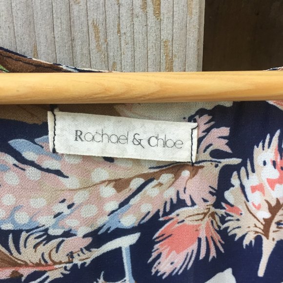 Rachael & Chloe blue kimono style open blouse - size M - Picture 5 of 8